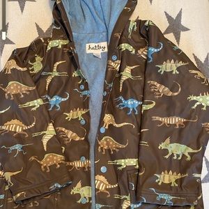 Hatley boys hooded raincoat size 7